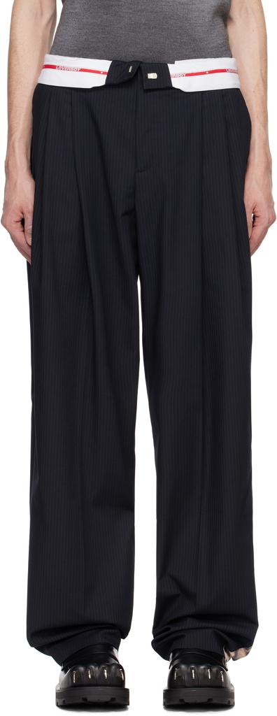 Charles Jeffrey Loverboy Navy Edinburgh Trousers