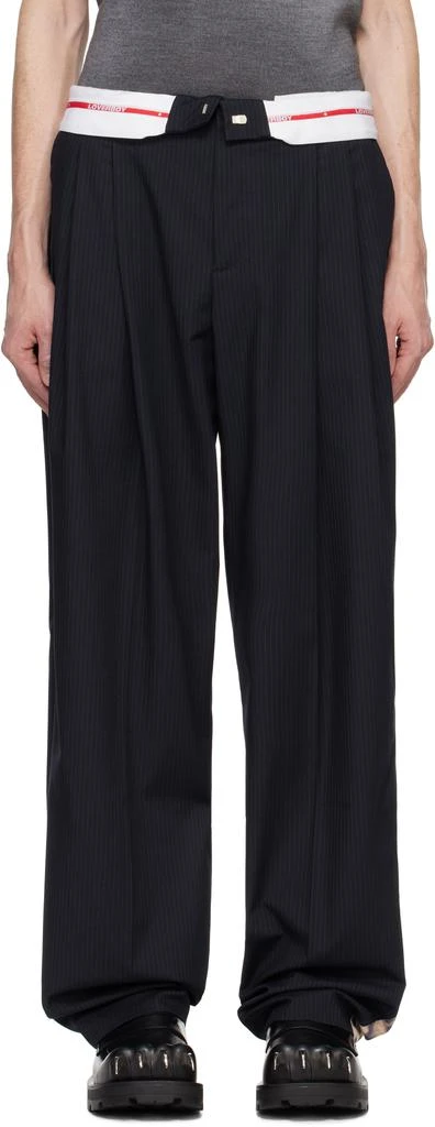 Charles Jeffrey Loverboy Navy Edinburgh Trousers 1