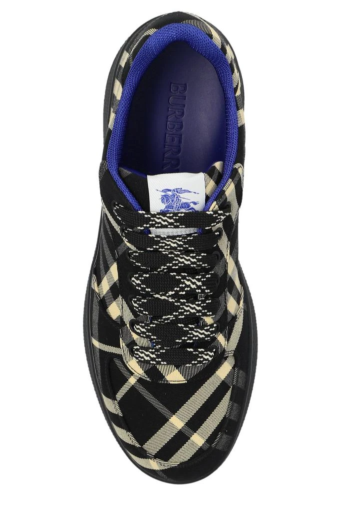 Burberry Burberry Terrace Checked Lace-Up Sneakers 4