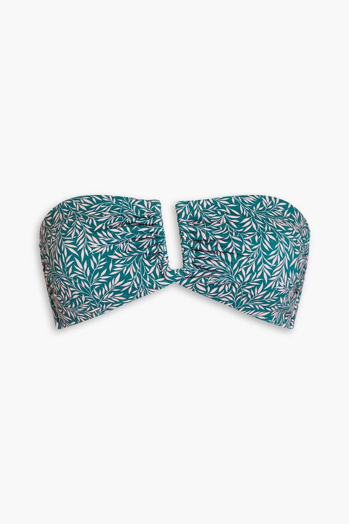 Onia Ashley printed bandeau bikini top