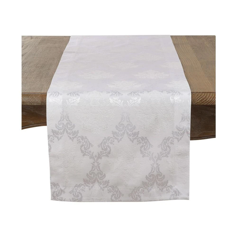 Saro Lifestyle Damask Luxury Table Runner, 15" x 72"