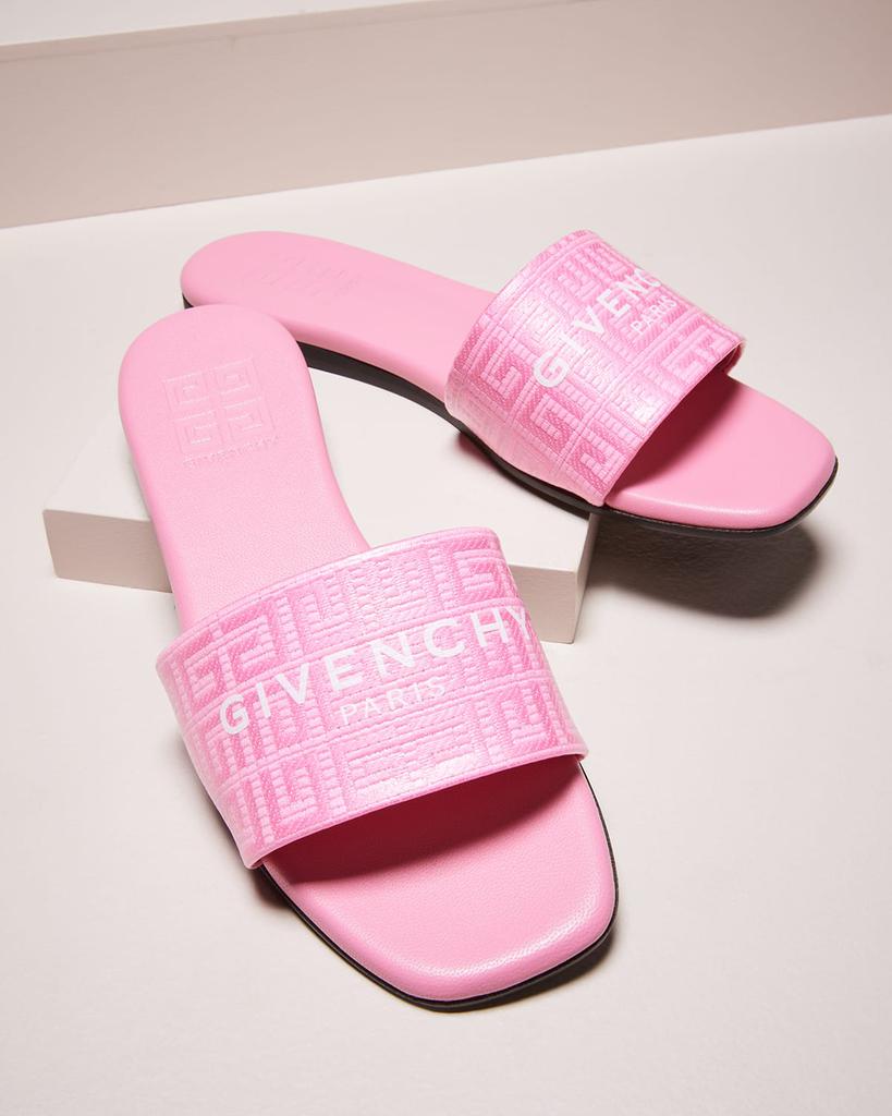 Givenchy 4G Monogram Flat Slide Sandals