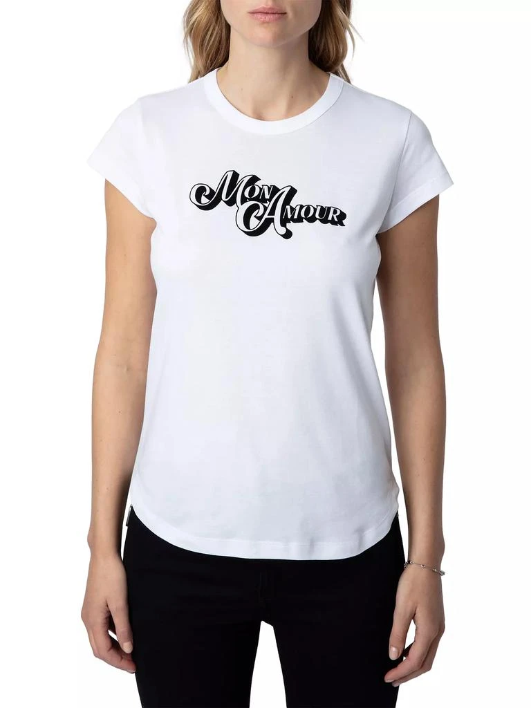 ZADIG & VOLTAIRE Graphic Cotton T-Shirt 3