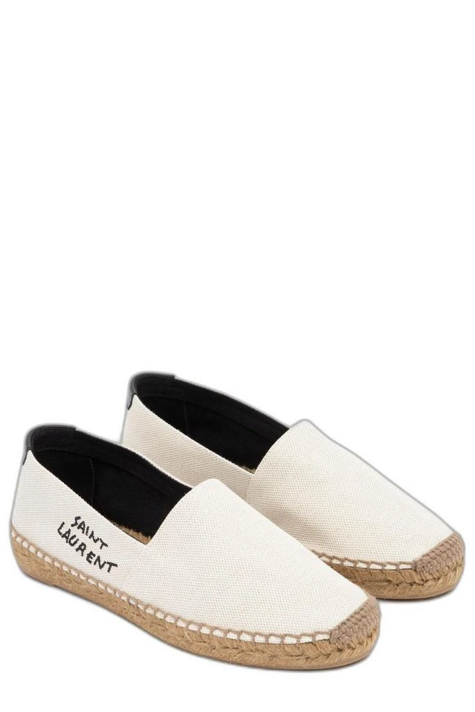 Yves Saint Laurent Saint Laurent Logo Embroidered Slip-On Espadrilles 3