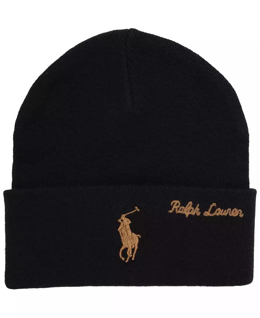 Ralph Lauren Men's Scripted Pony Knit Beanie