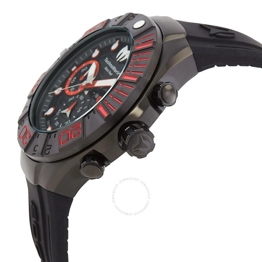 TechnoMarine Reef Black Chronograph GMT Quartz Black Dial Men's Watch TM-523010 2
