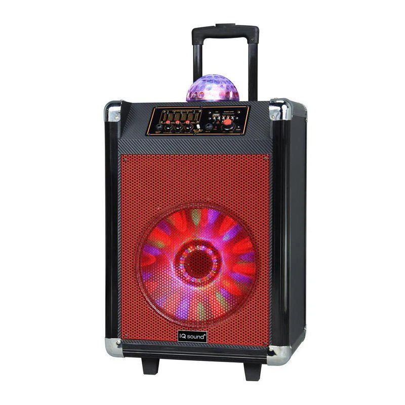 Supersonic 12" Portable Bluetooth Speaker With Disco Ball Light 1