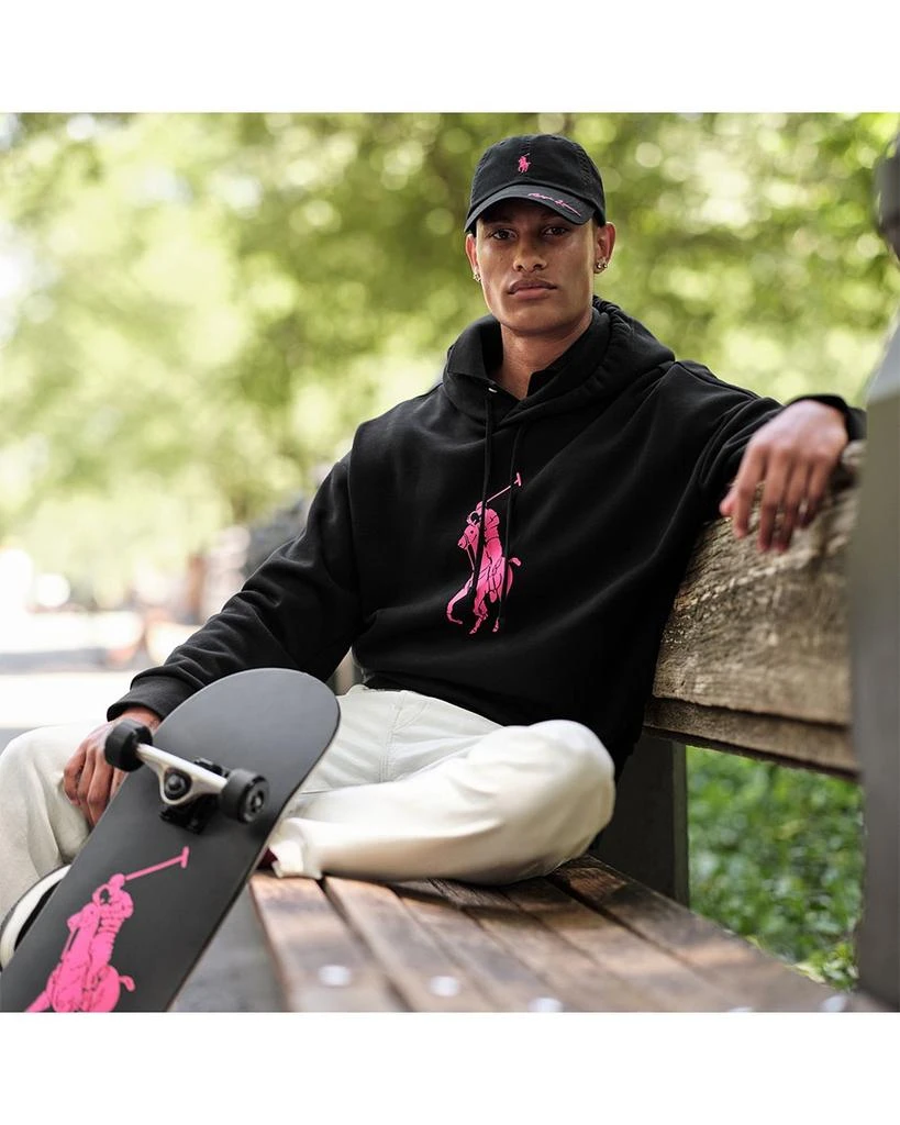 Ralph Lauren Cotton Blend Big Pink Pony Hoodie 3
