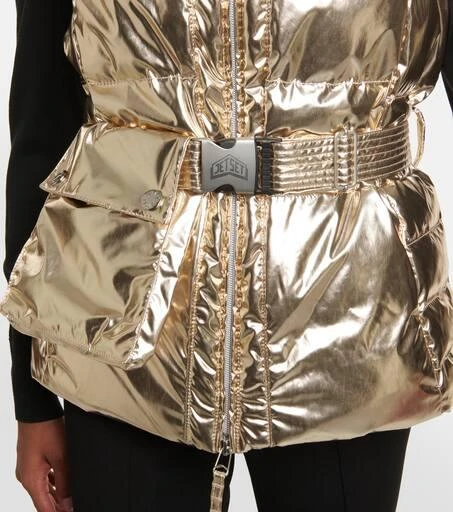 Jet Set Gardena metallic puffer vest 5