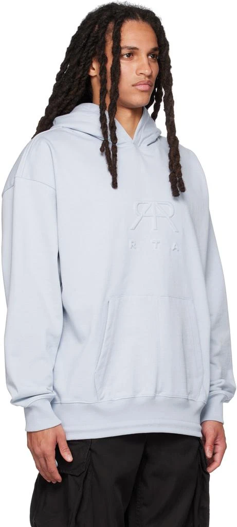 RTA Blue Embossed Hoodie 2