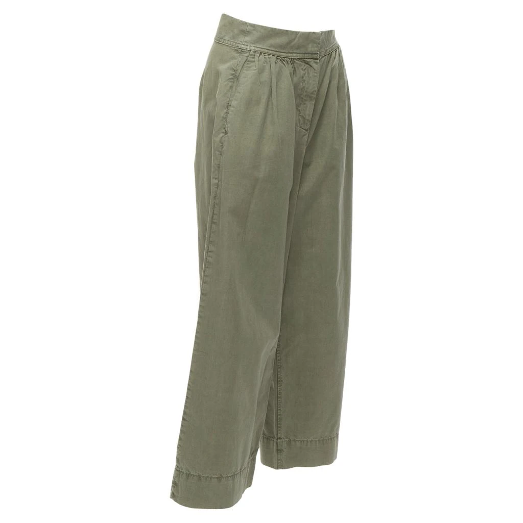 J. Crew J. Crew washed cotton pleat wide safari pants 2
