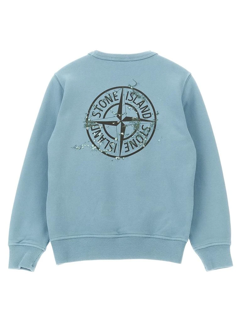 Stone Island Junior Stone Island Junior Compass Printed Crewneck Sweatshirt 2