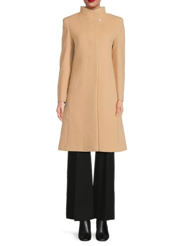 Cinzia Rocca Wool Blend Longline Coat 1