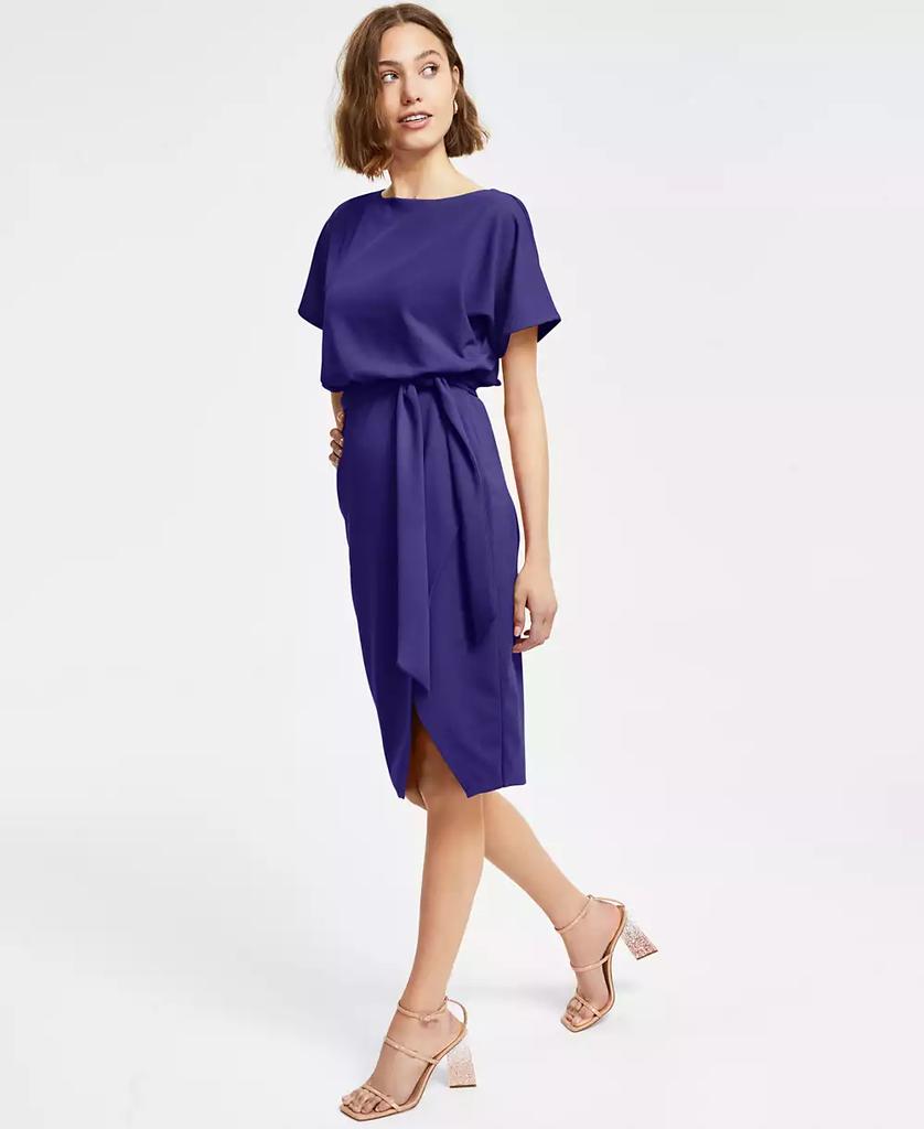 Kensie Blouson Wrap Dress
