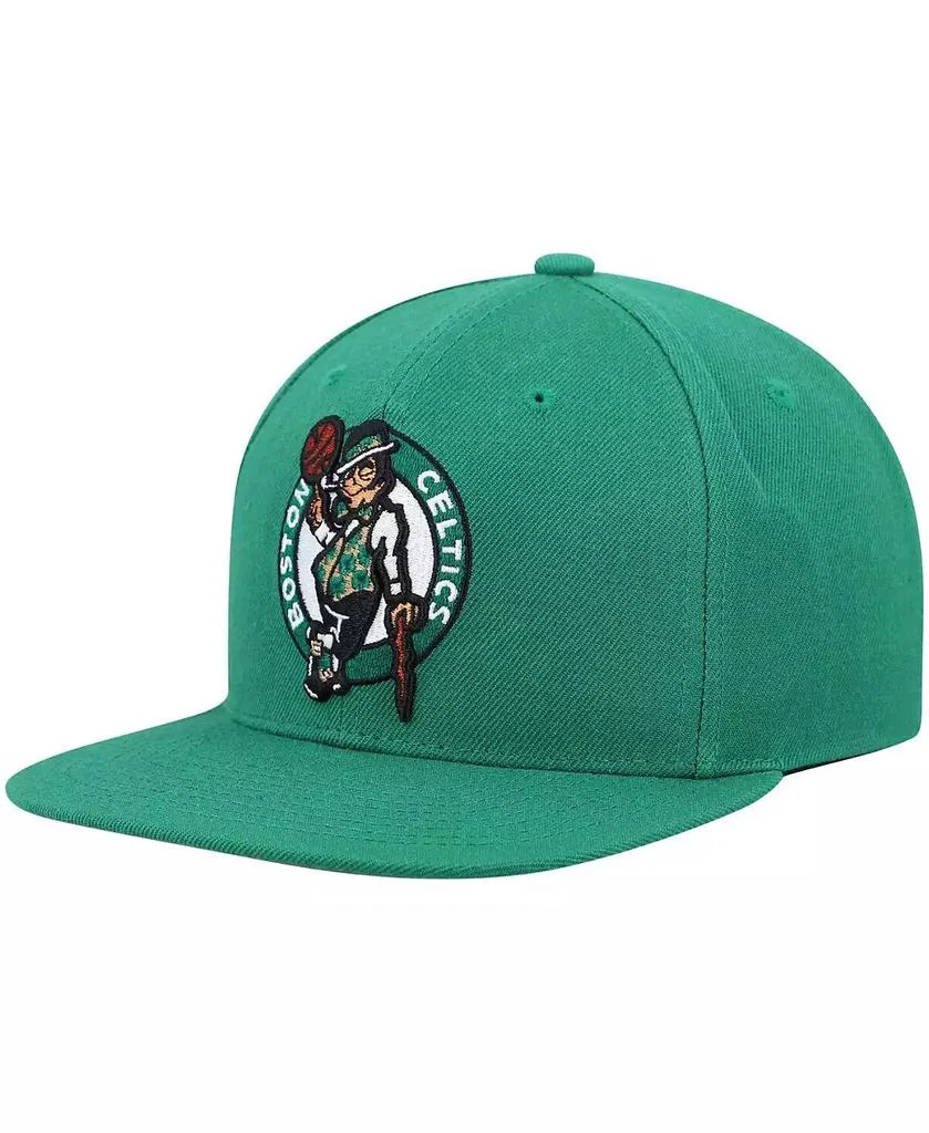 Mitchell & Ness Men's Kelly Green Boston Celtics Ground 2.0 Snapback Hat 2