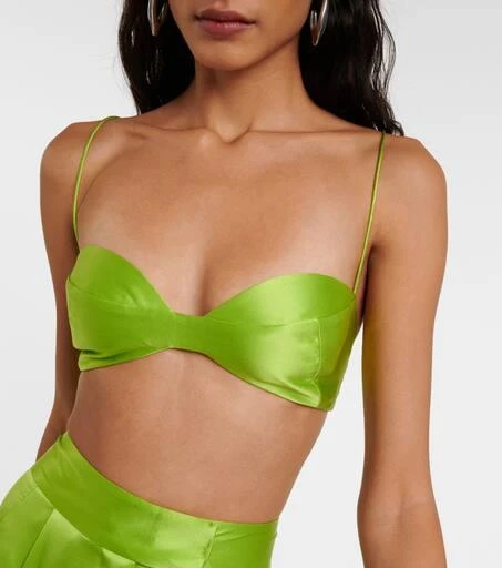 The Sei Silk satin bra top 4