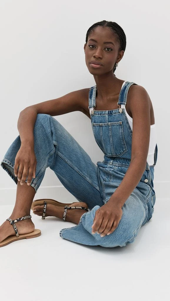 Reformation River Relaxed Denim Overalls 1