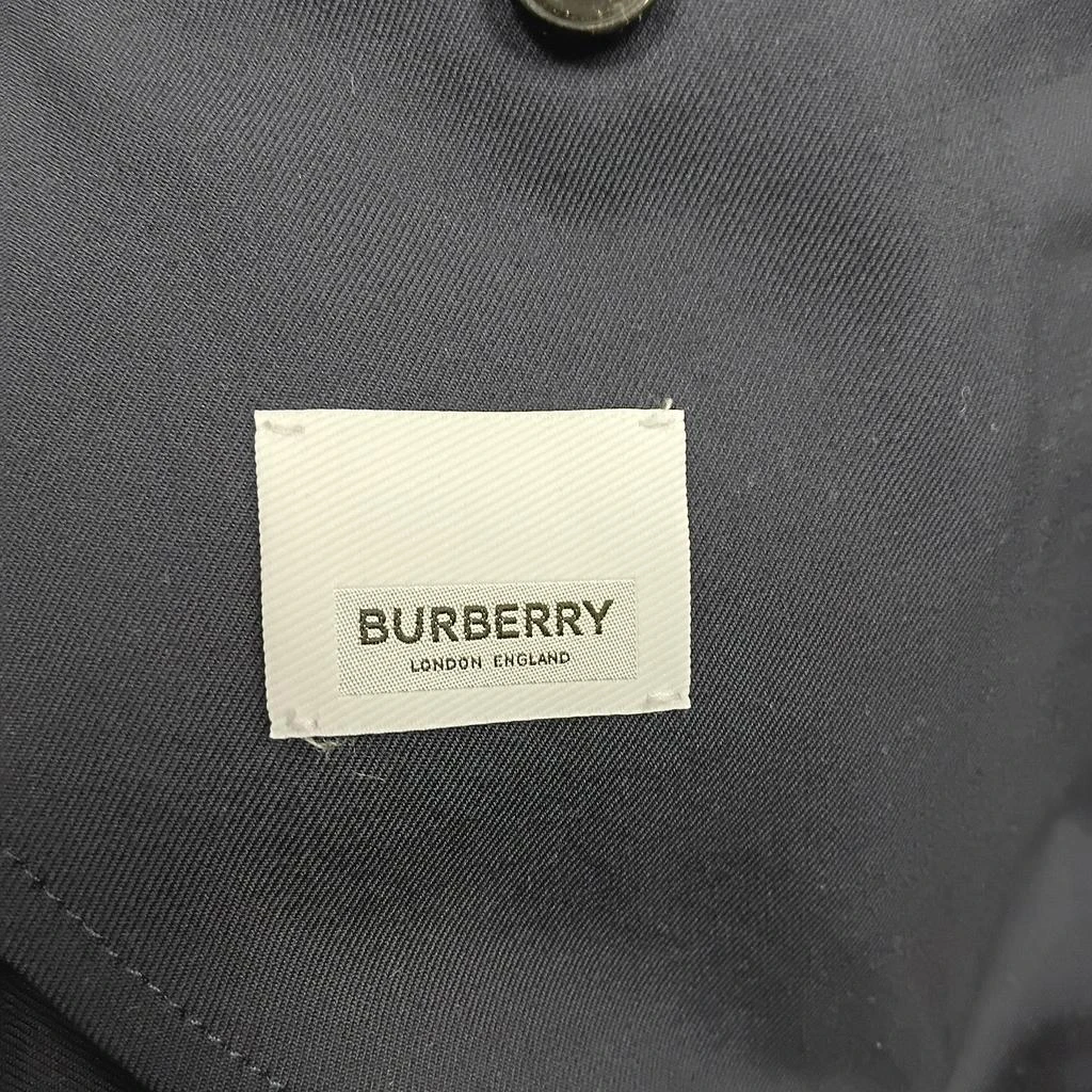 Burberry Single-Breasted Blazer with Pockets in Navy Blue Wool 4