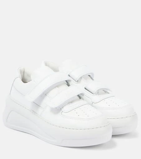 Acne Studios Leather platform sneakers 1