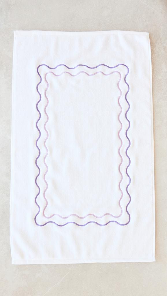 Kassatex Shopbop x Scalloped Bath Mat