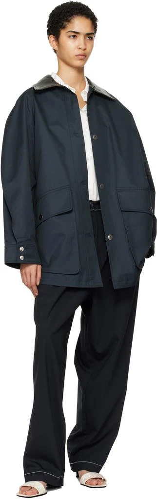 Cordera Navy Tailoring Stitch Trousers 4