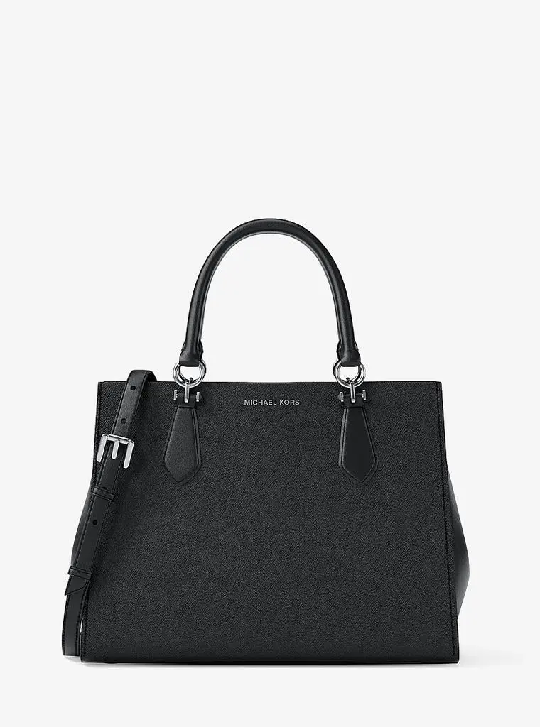 Michael Kors Marilyn Medium Saffiano Leather Satchel
