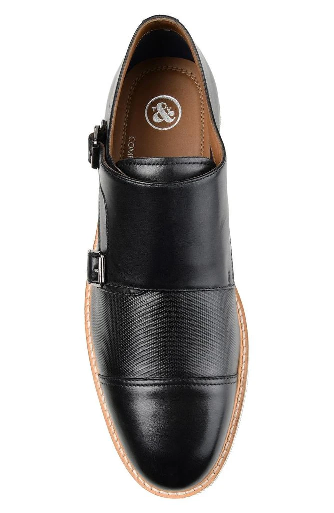 Thomas & Vine Thatcher Perforated Leather Monk Strap Derby 4