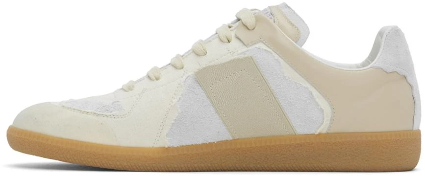 MAISON MARGIELA Beige & Gray Replica Inside Out Sneakers 3