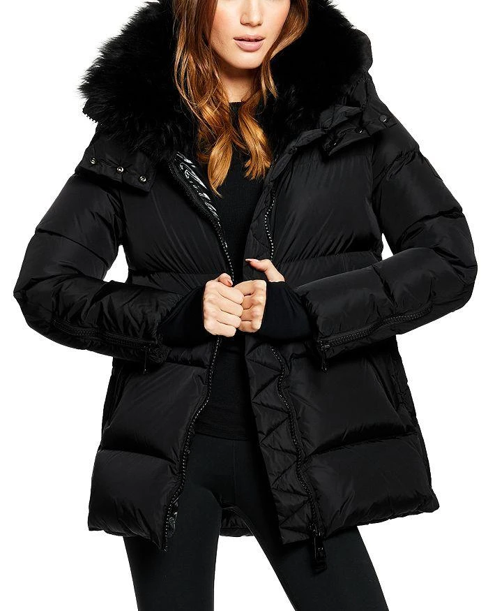 SAM. Scarlett Shearling Trim Puffer Coat 3