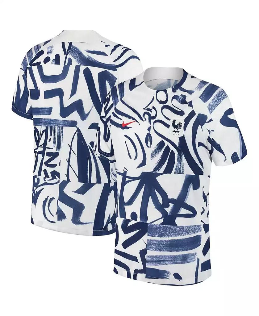 NIKE Men's White France Women's National Team 2023 Academy Pro Pre-Match Top