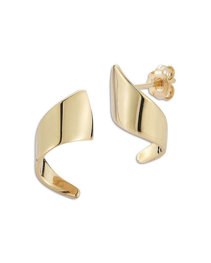 Bloomingdale's Fine Collection 14K Yellow Gold Swirl Stud Earrings