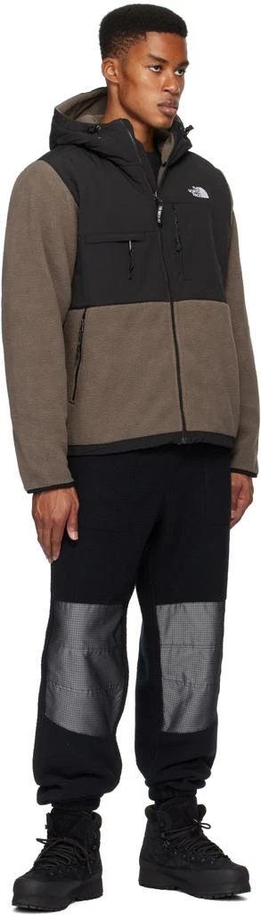 The North Face Black & Brown Retro Denali Hoodie 4
