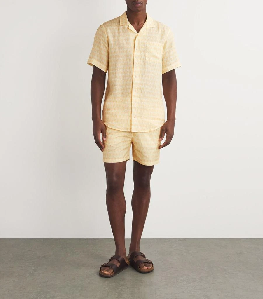 LOVE BRAND & Co. Palm Print Staniel Swim Shorts 2
