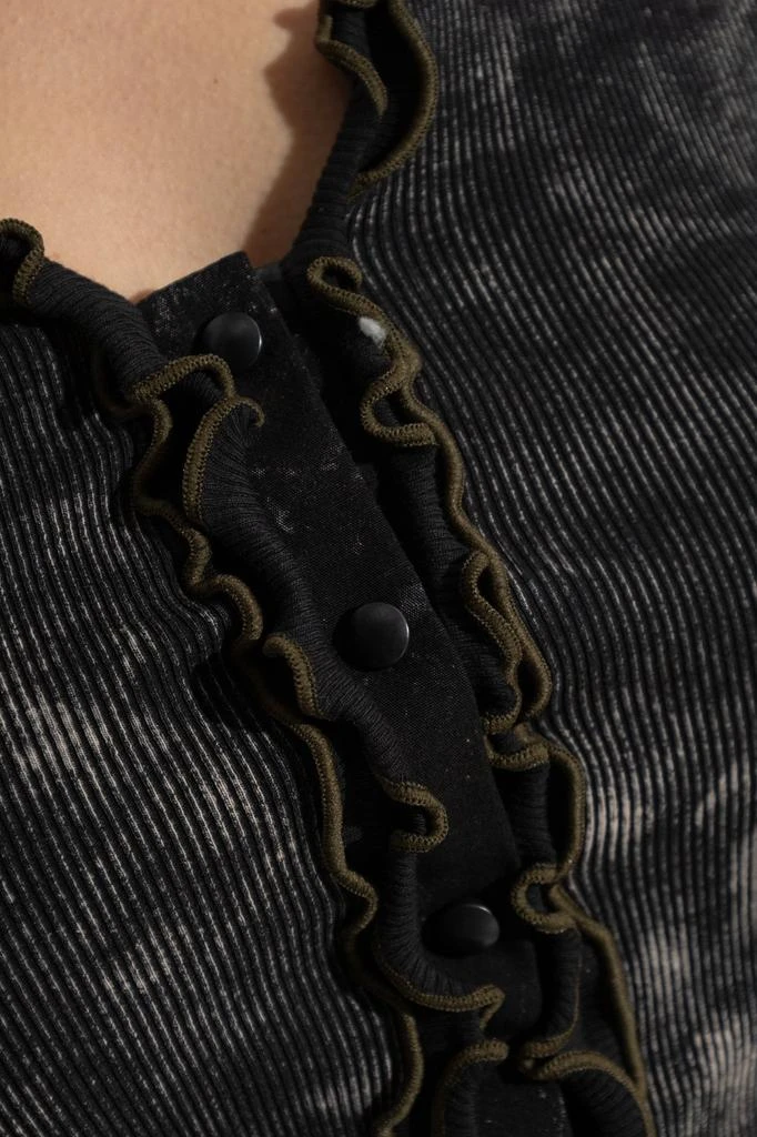 Diesel Diesel T-Flux Marbled Buttoned Top 2