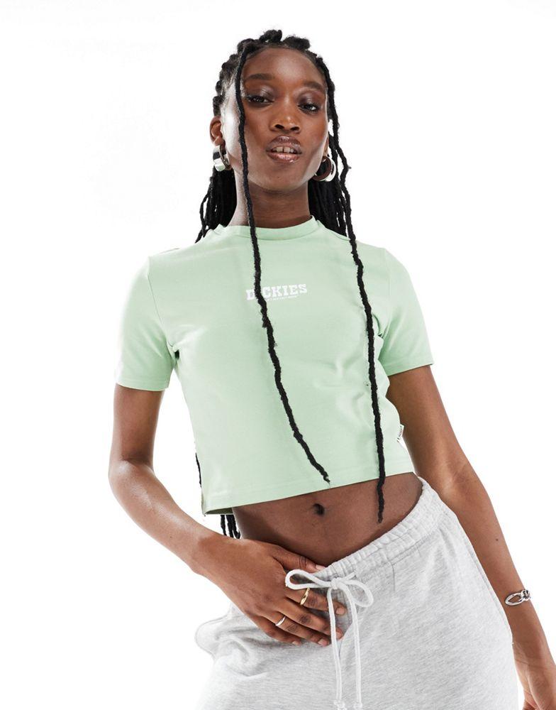 Dickies Dickies petersburg western baby tee in green - exclusive to asos