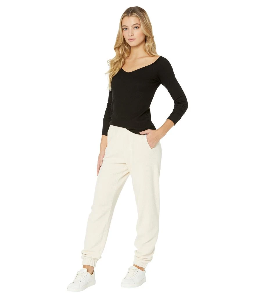 Monrow Rib V Off Shoulder Top 4
