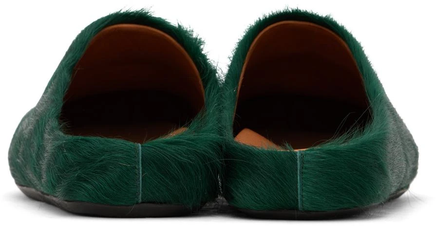 Marni Green Fussbett Sabot Loafers 2