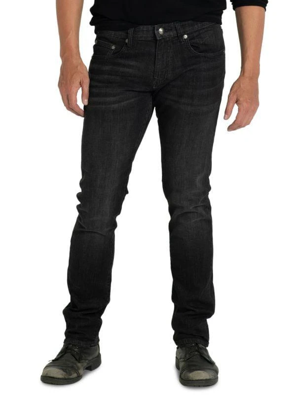 Stitch's Jeans Whiskered Slim Fit Jeans 1