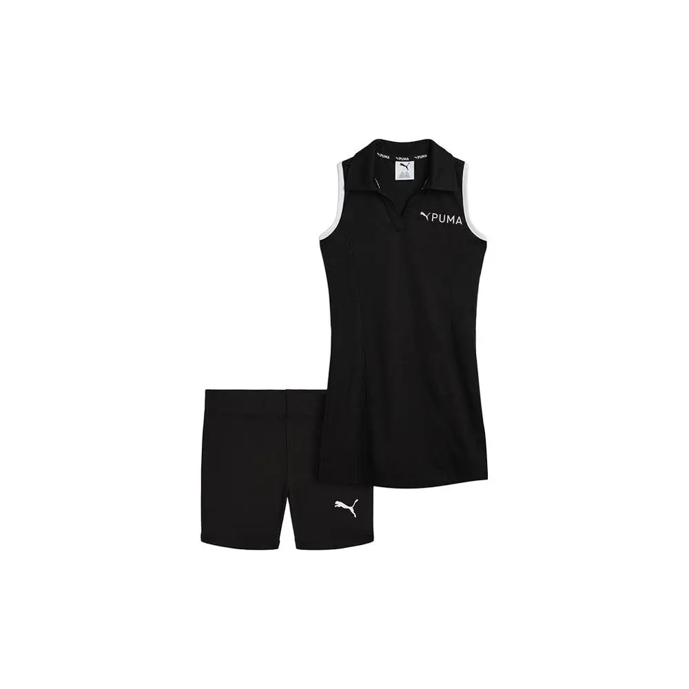 Puma 2 Piece Active Essentials Drycell Sleeveless Mini Dress & Shorts Set (Youth)