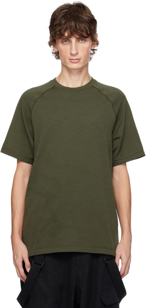 Y-3 Khaki Run T-shirt 1