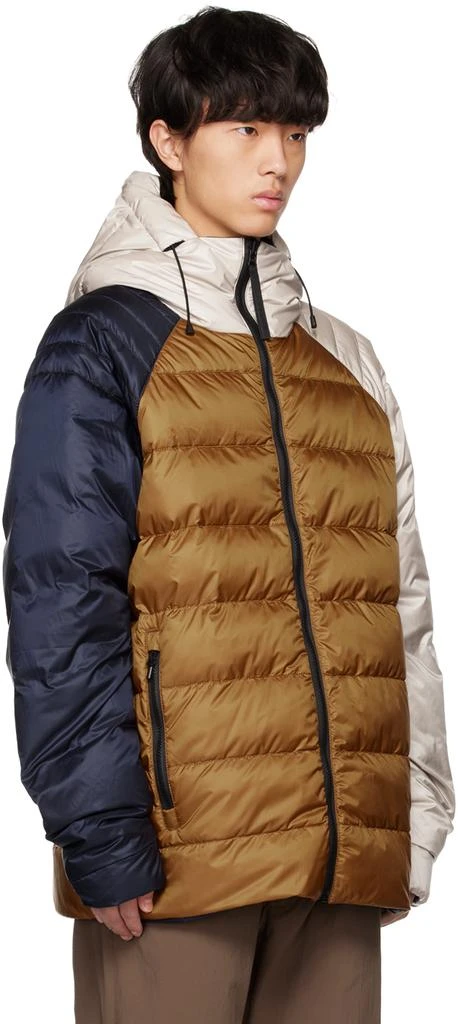 Canada Goose Tan & Navy Legacy Reversible Down Jacket 2