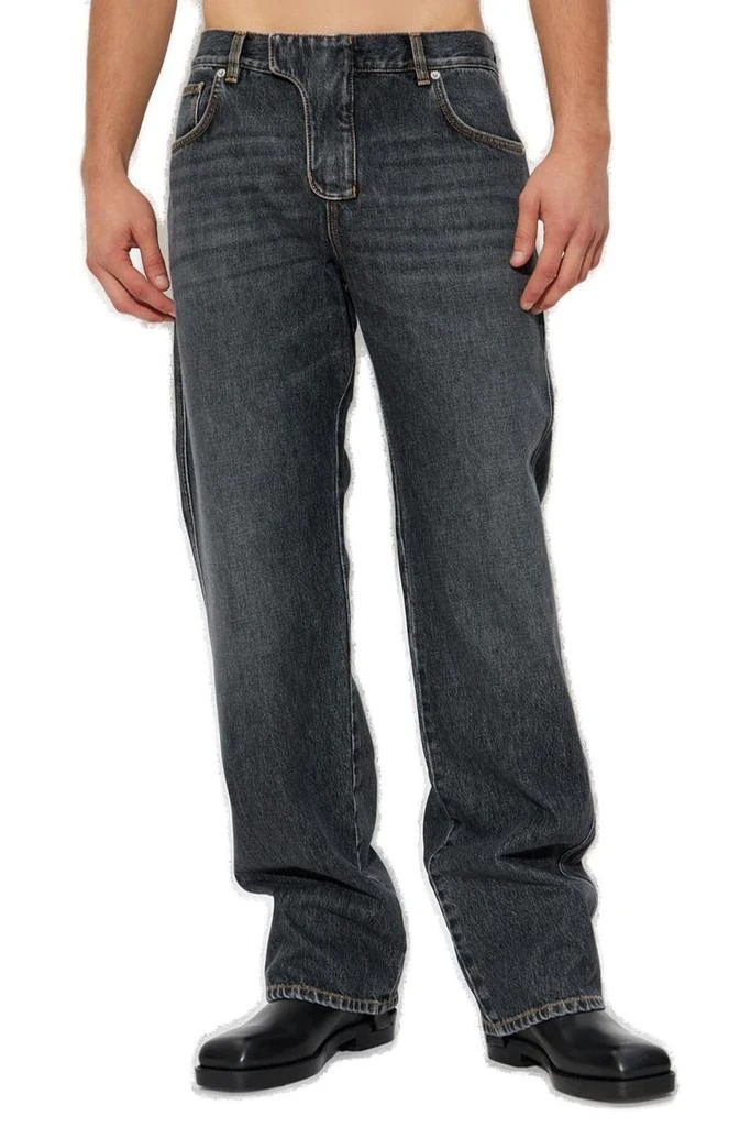 Balmain Balmain Straight Leg Jeans 2