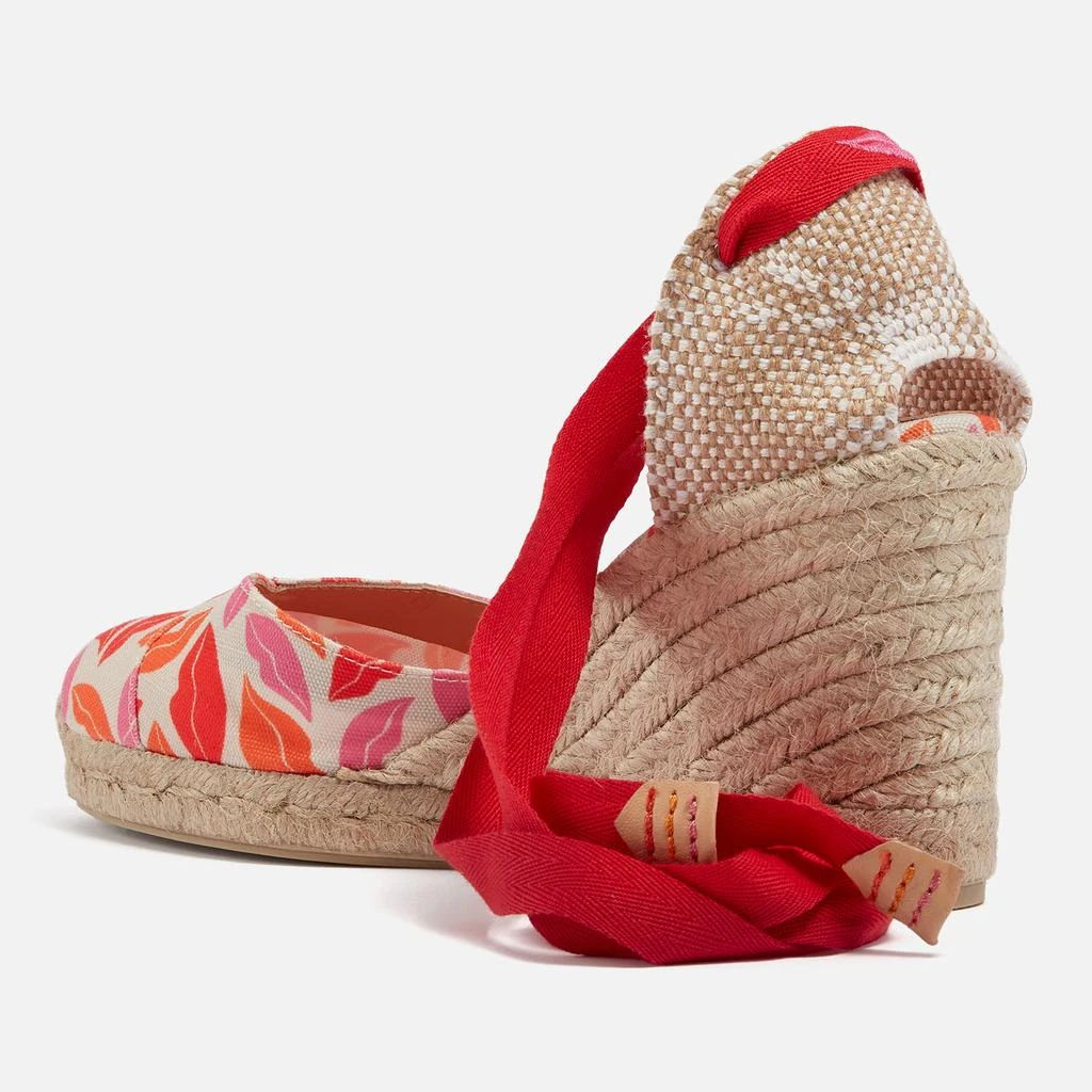 CASTAÑER Castañer x Diane Von Furstenberg Women’s Chiara Canvas Wedge Espadrilles 2