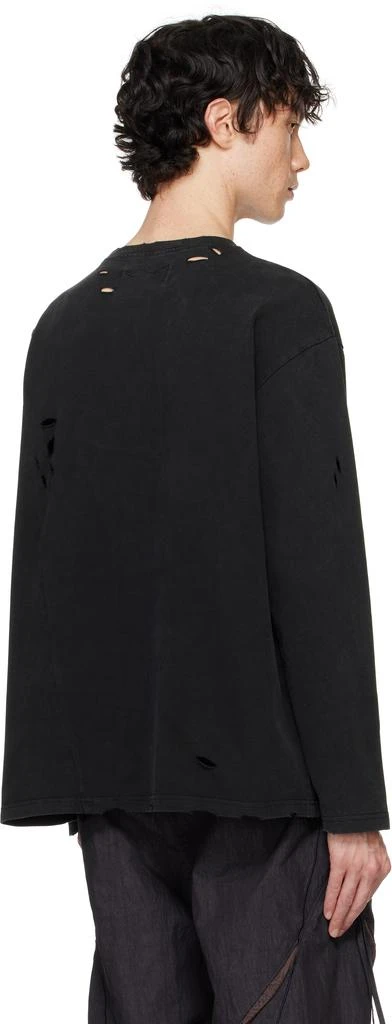 Professor.E Black Destroyed T-shirt 3