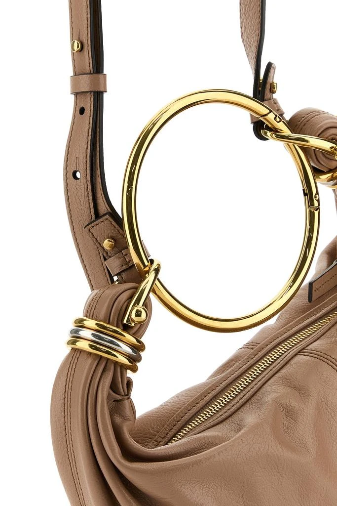 Chloé Antiqued pink leather Bracelet handbag 4
