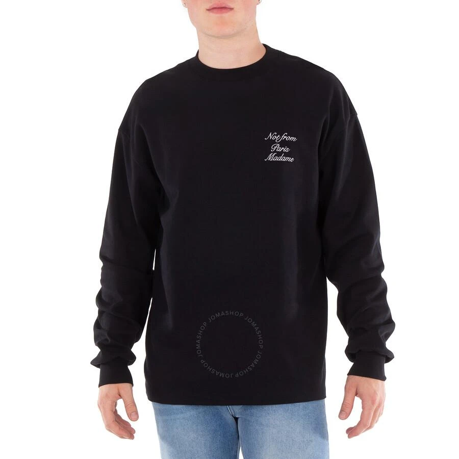 Drôle de Monsieur Men's Black Slogan Le T-Shirt 1