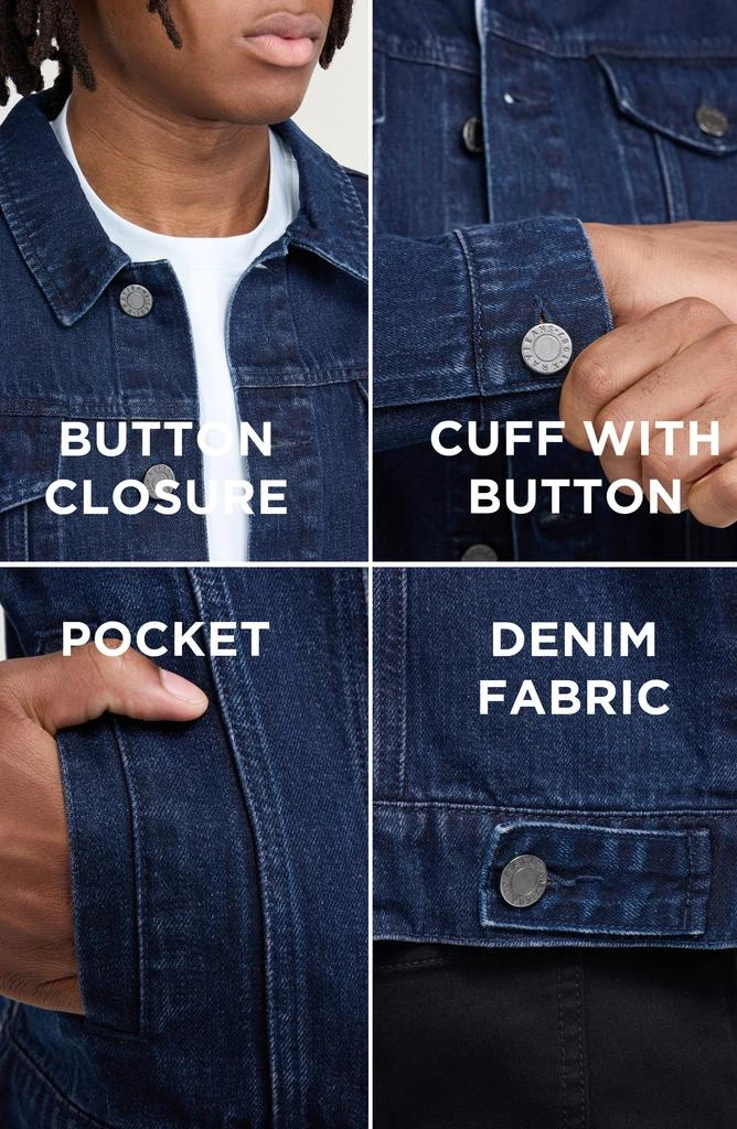 XRAY Slim Washed Denim Jacket 3