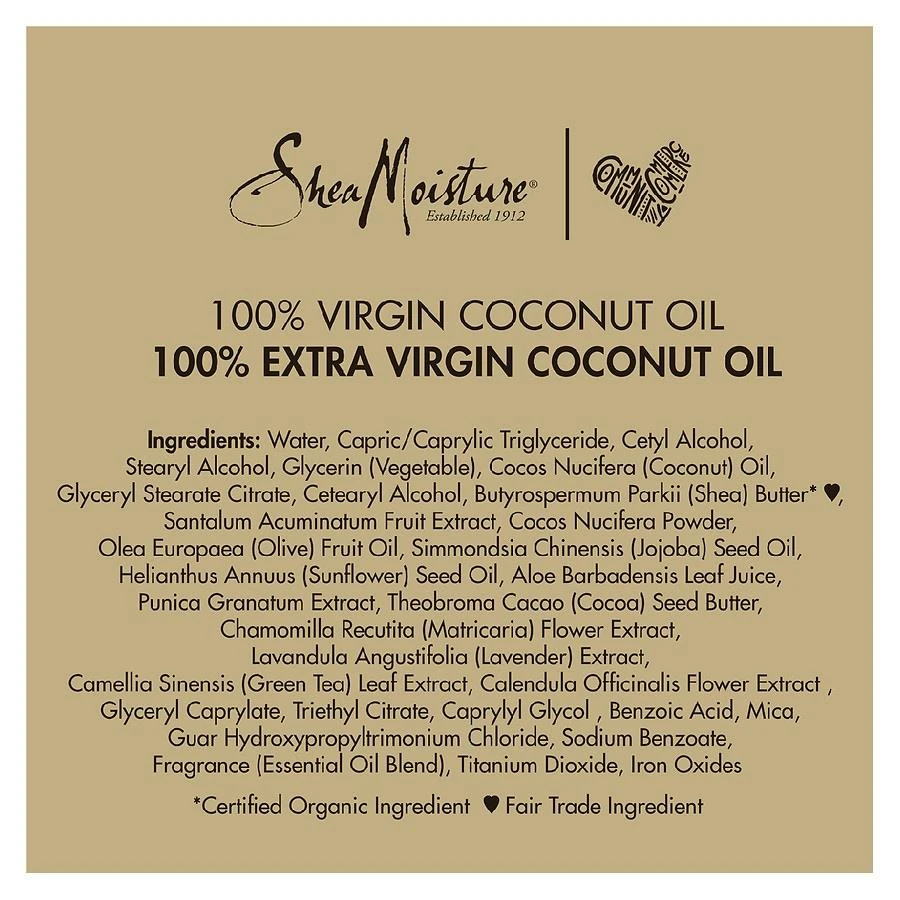 SheaMoisture Head-to-Toe Nourishing Hydration, 100% Virgin Coconut Oil 4