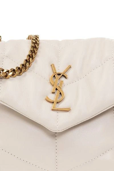 Yves Saint Laurent QUILTED SHOULDER BAG   BEIGE 5