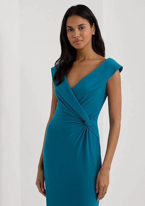 Ralph Lauren Ralph Lauren Women S Jersey Off The Shoulder Gown 4